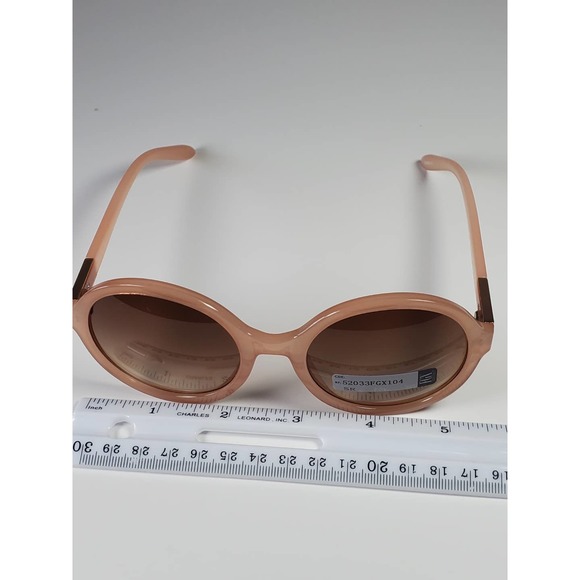 FGX by Foster Grant Full Round Frame Pink & Rose Gold Sun Reader Sunglasses - Picture 10 of 11